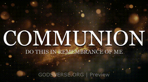 Communion motion background ember flame
