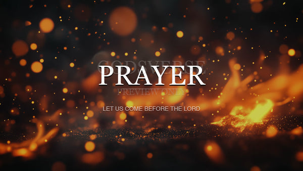 Prayer worship background ember flame