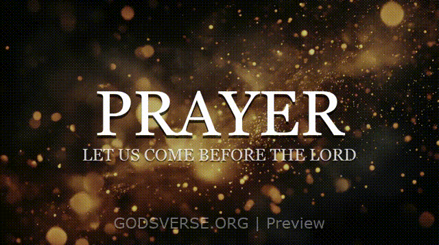 Prayer motion background ember flame
