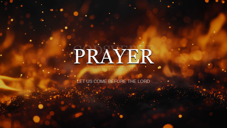 Prayer worship background ember flame