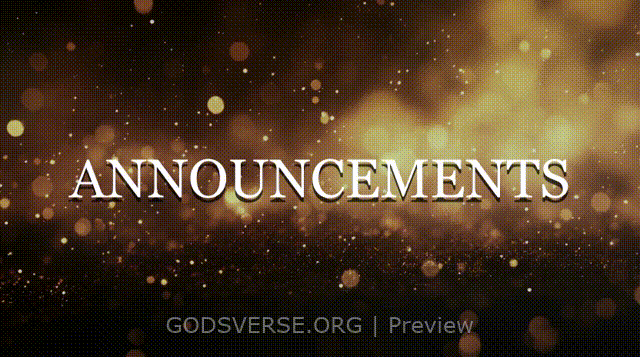 Announcements motion background ember flame