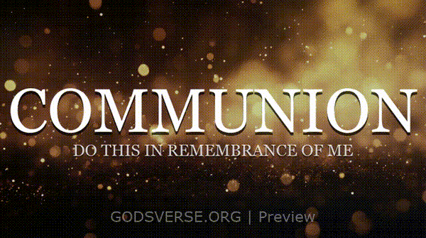 Communion motion background ember flame