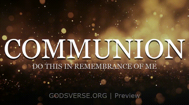 Communion motion background ember flame
