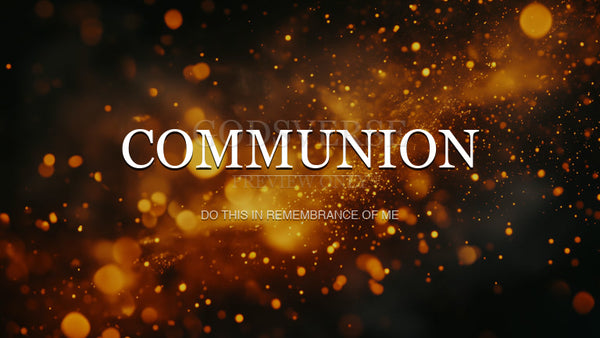 Communion worship background ember flame