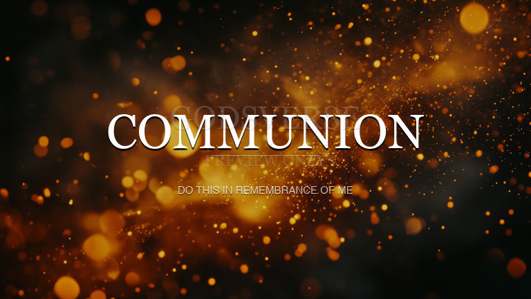 Communion worship background ember flame