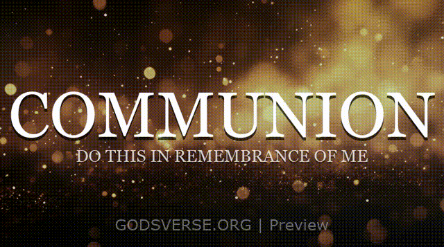 Communion motion background ember flame
