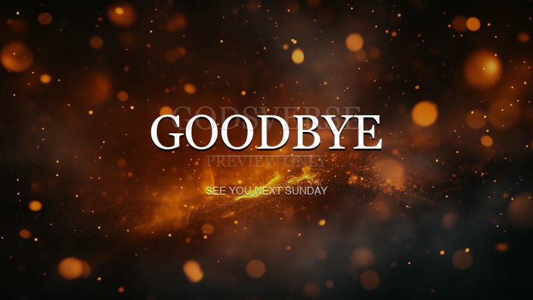 Goodbye worship background ember flame