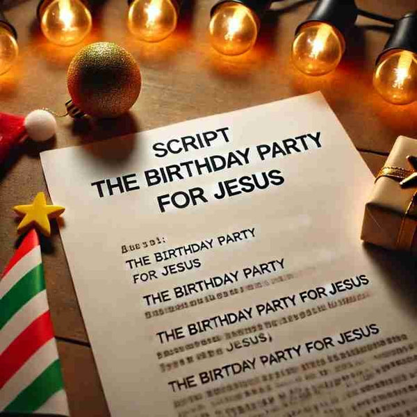 The Birthday Party for Jesus — Christmas church skit cover image