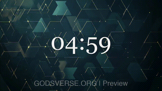 5-minute countdown timer Geometric Worship