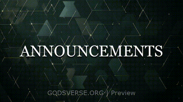 Announcements motion background geometric worship