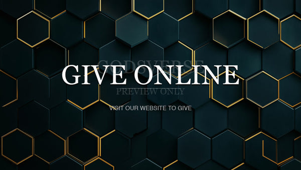 Give Online worship background geometric worship