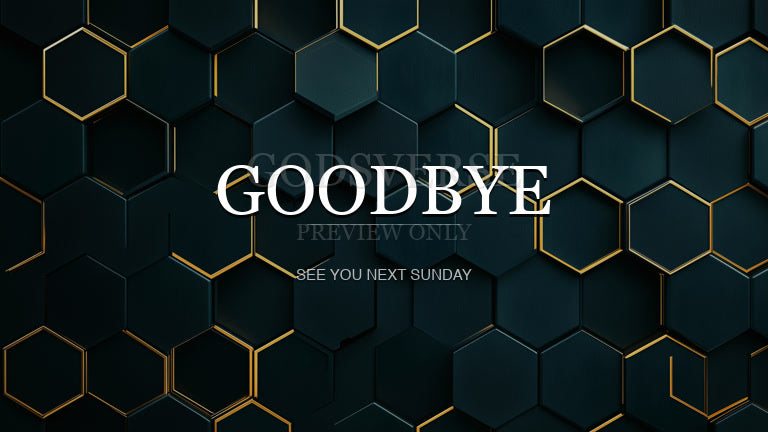 Goodbye worship background geometric worship