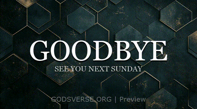 Goodbye motion background geometric worship