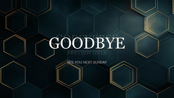Goodbye worship background geometric worship