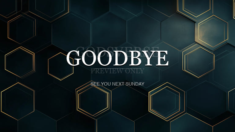 Goodbye worship background geometric worship
