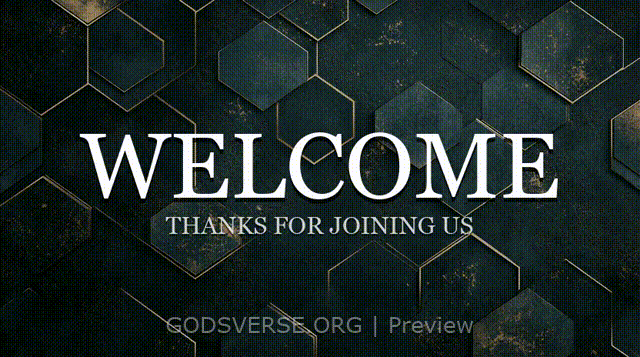 Welcome motion background geometric worship