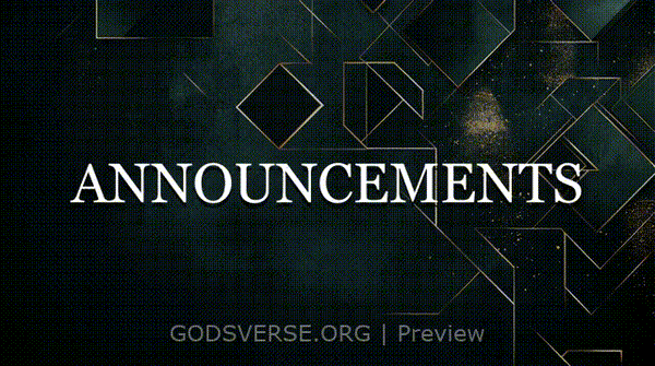 Announcements motion background geometric worship