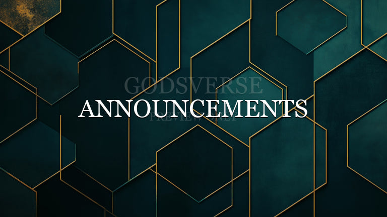 Announcements worship background geometric worship