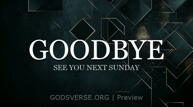 Goodbye motion background geometric worship