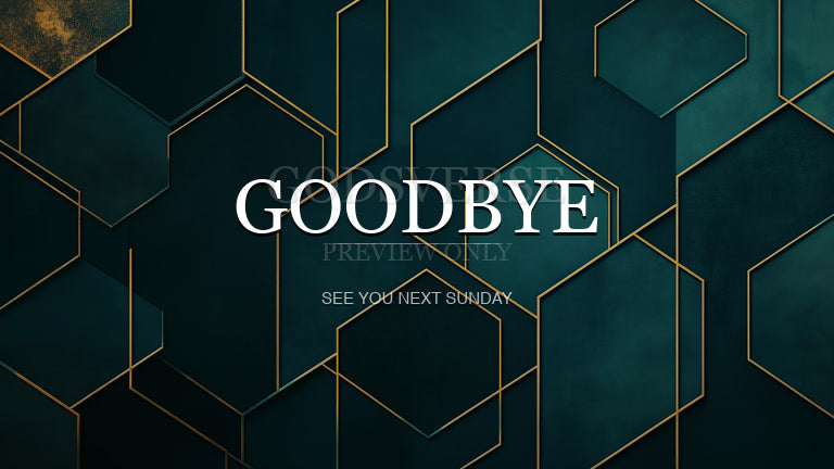 Goodbye worship background geometric worship