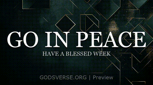 Go In Peace motion background geometric worship