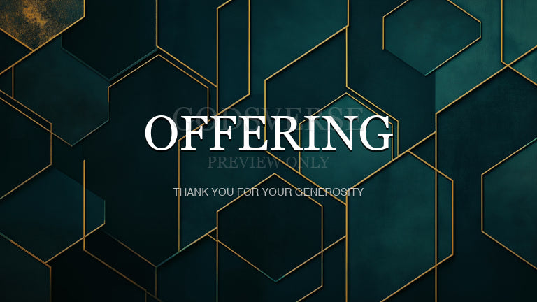 Offering worship background geometric worship