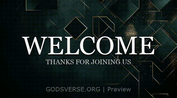 Welcome motion background geometric worship