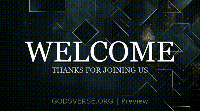 Welcome motion background geometric worship