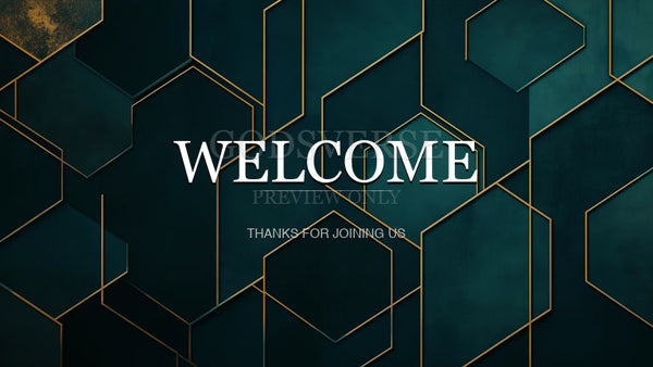 Welcome worship background geometric worship