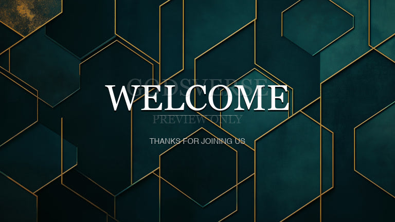 Welcome worship background geometric worship