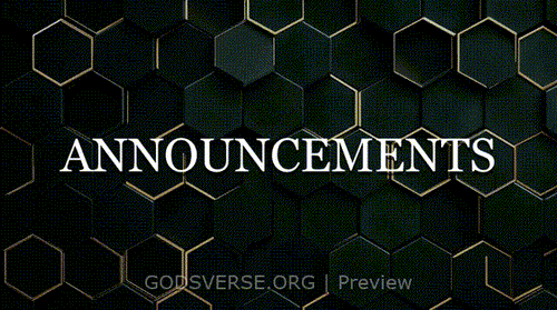 Announcements motion background geometric worship