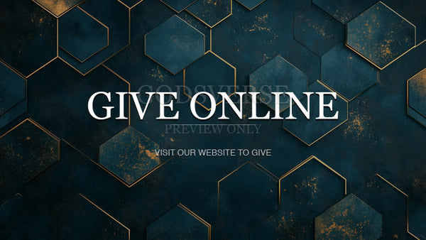 Give Online worship background geometric worship