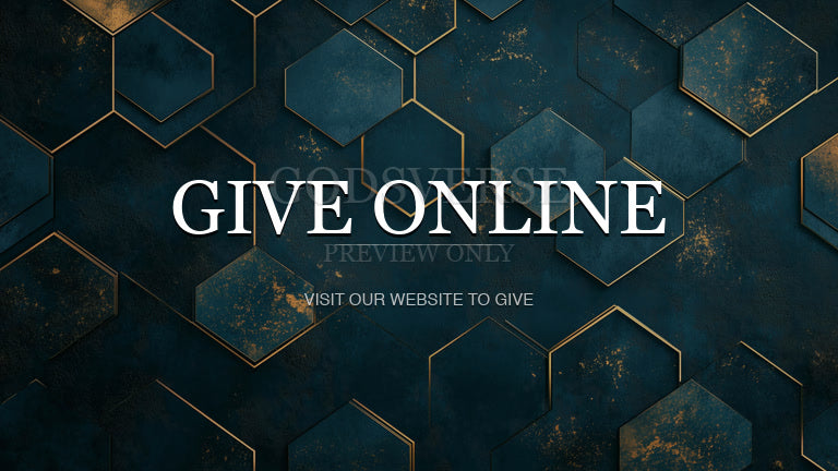 Give Online worship background geometric worship