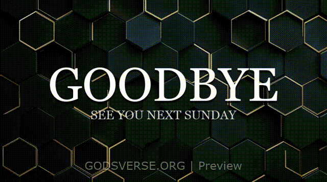 Goodbye motion background geometric worship