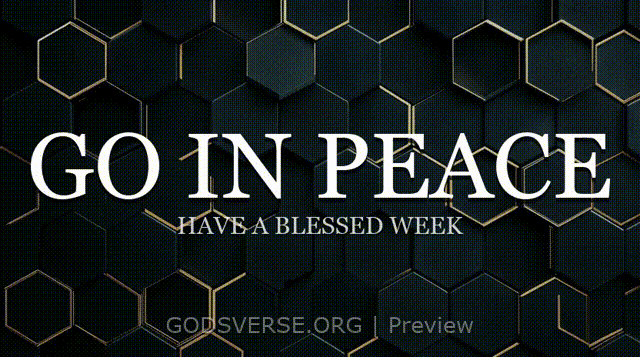 Go In Peace motion background geometric worship