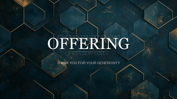 Offering worship background geometric worship