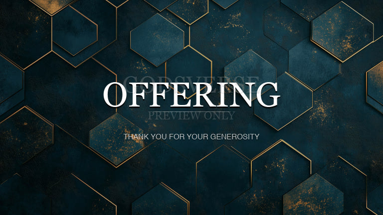 Offering worship background geometric worship