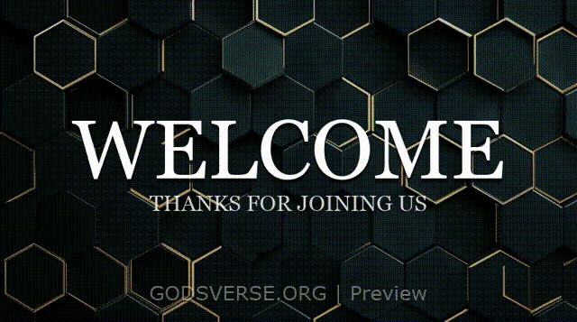 Welcome motion background geometric worship