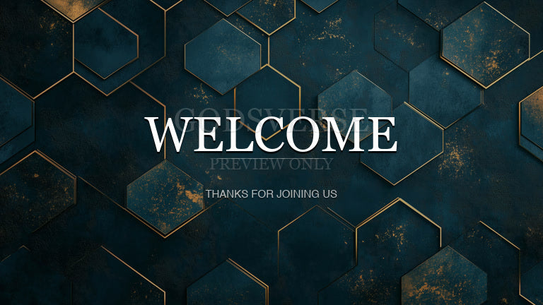 Welcome worship background geometric worship