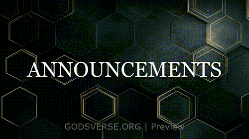 Announcements motion background geometric worship