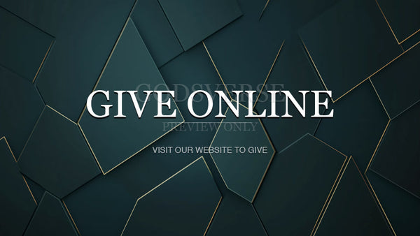 Give Online worship background geometric worship