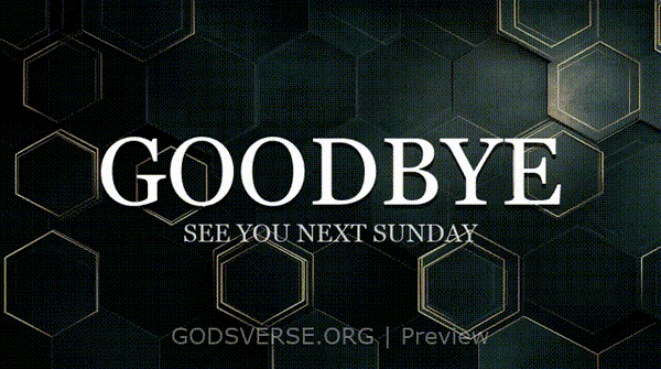 Goodbye motion background geometric worship