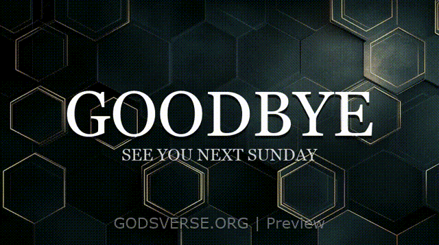 Goodbye motion background geometric worship