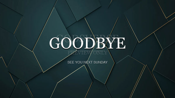 Goodbye worship background geometric worship