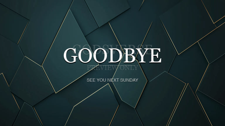 Goodbye worship background geometric worship