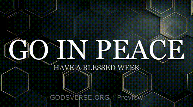 Go In Peace motion background geometric worship
