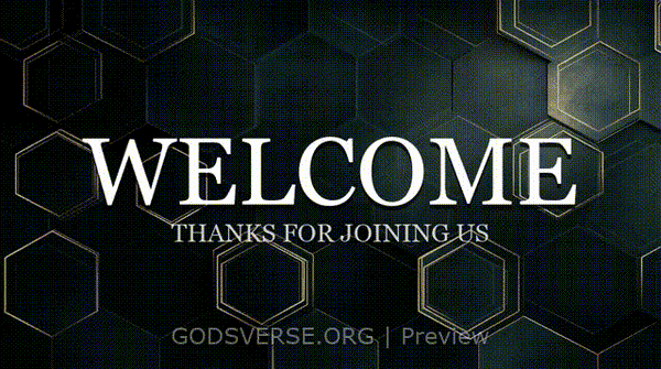 Welcome motion background geometric worship