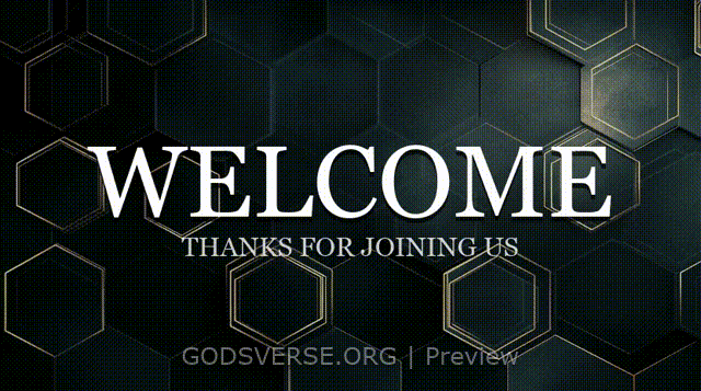 Welcome motion background geometric worship