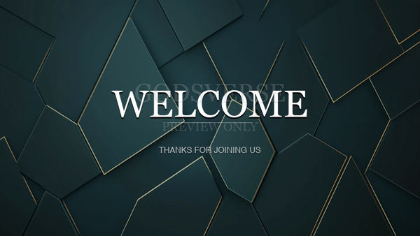 Welcome worship background geometric worship