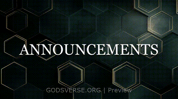 Announcements motion background geometric worship